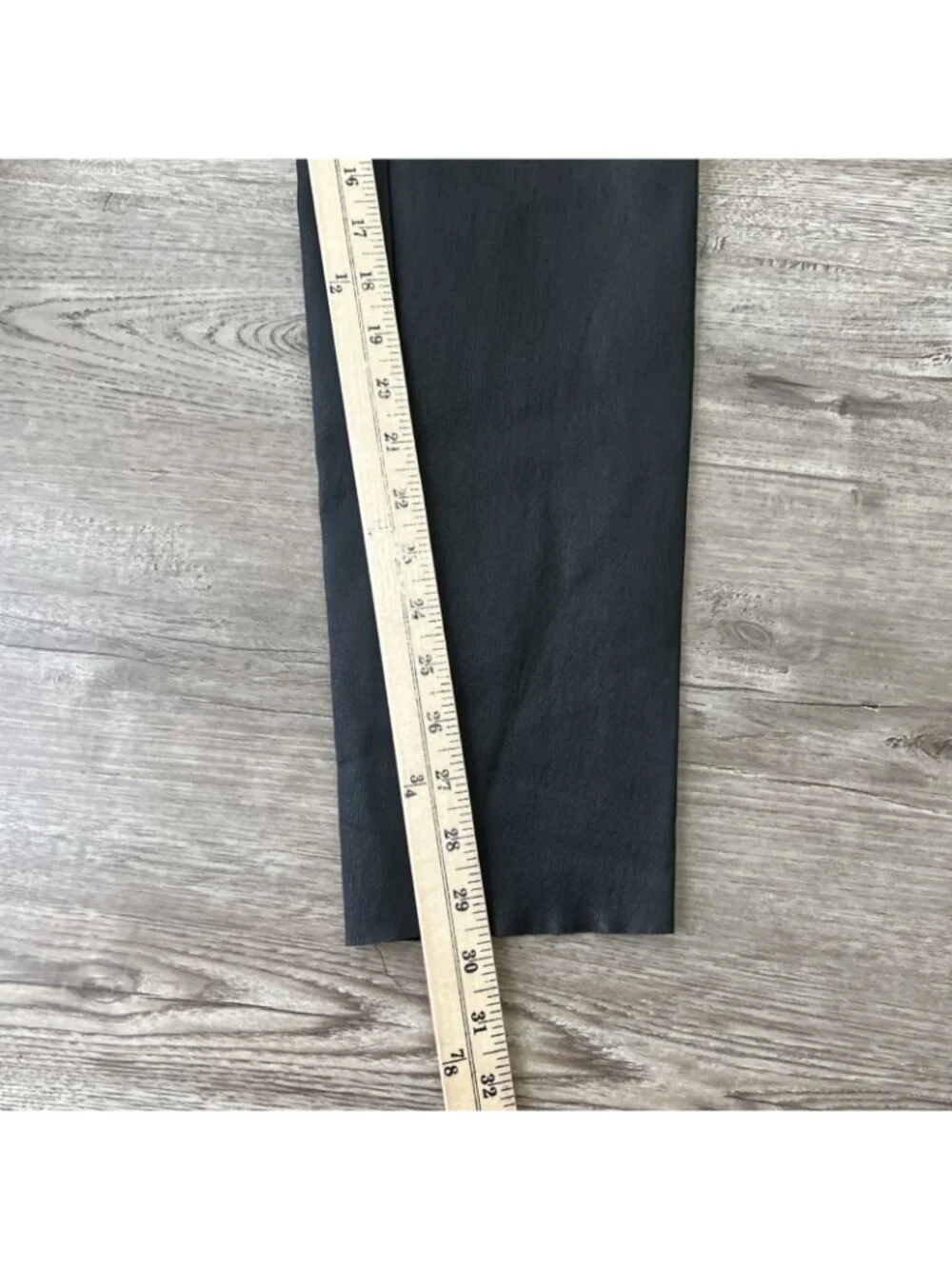 Akris Punto‎ Fancy Lambskin Nappa Leather Front Fitted Pants Womens US 10 Black